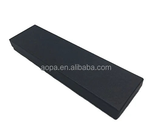 Z82BP 8x2x1 Black Pen Box Cardboard Box Jewelry Boxes with Flocking Pad