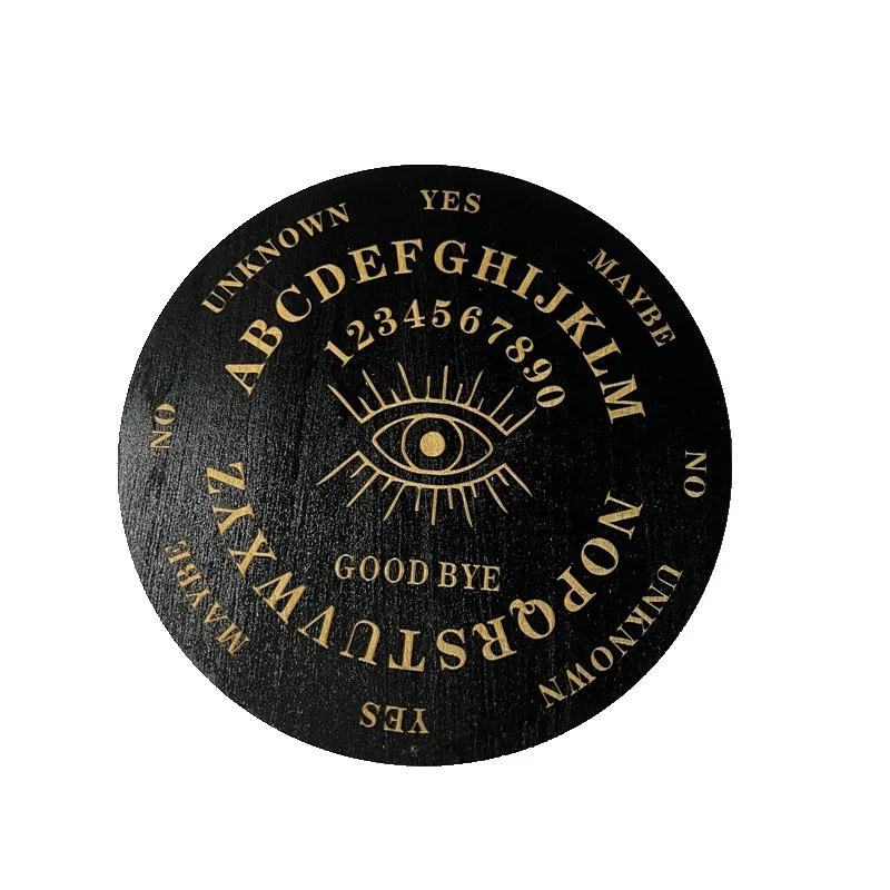 Wooden Pendulum Board for Divination Meditation spiritual healing Coaster Crystal Base Mat wall decoration Home Decor