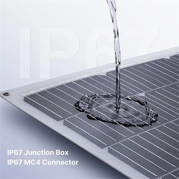 Flexible Solar Panel 200W 270W 32V IP68 Monocrystalline Solar Modules Bendable Semi-Flexible Mono Solar Panel 200  Watt