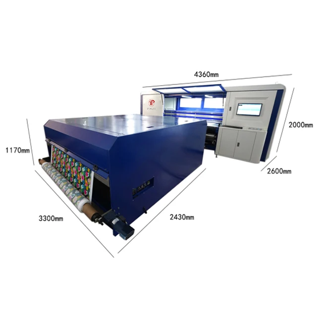 Direct Textile Printer Digital Inkjet Printing Machine 1.8m Belt Cotton Digital Fabric Printer