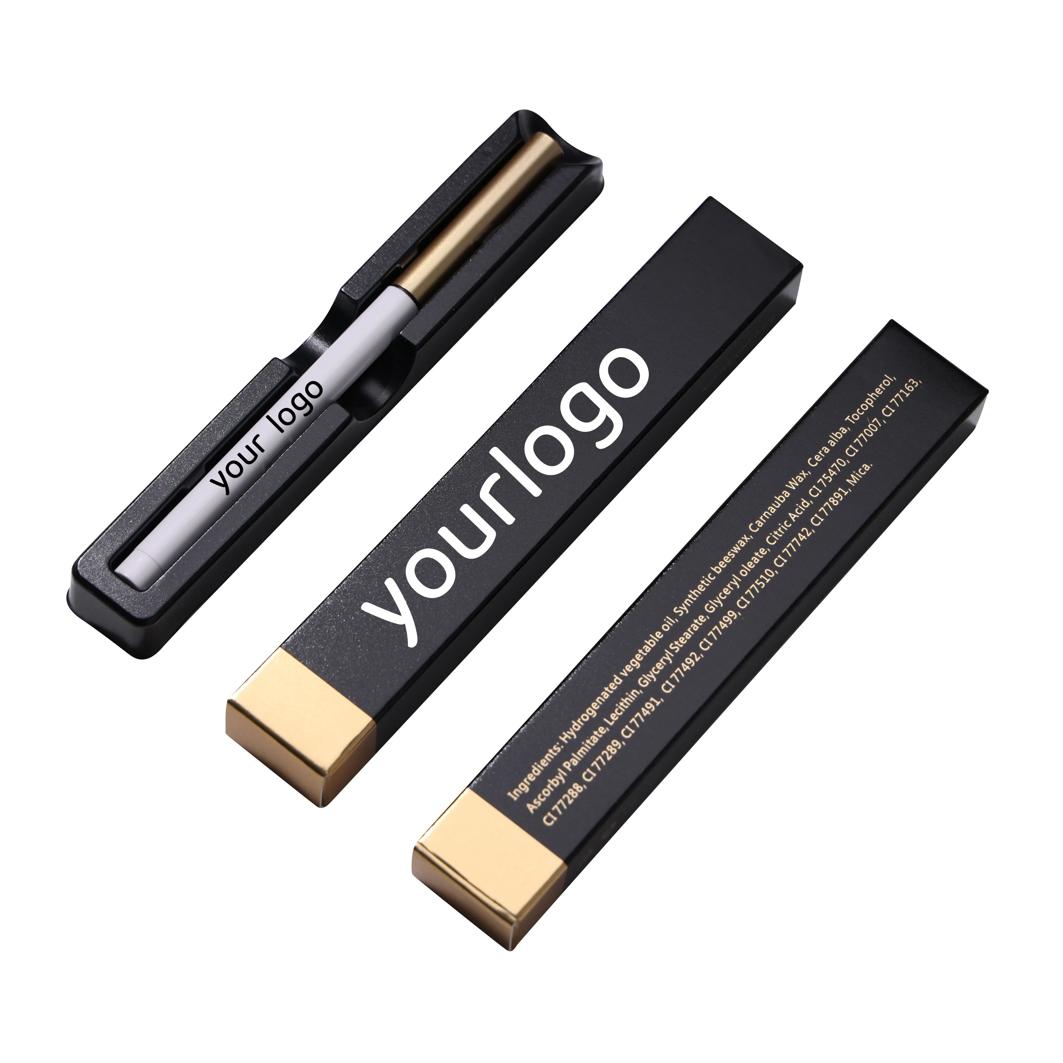 Wholesale Makeup No Logo Private Label Eyeliner Custom Long Lasting Eyeliner Vegan Cosmetics