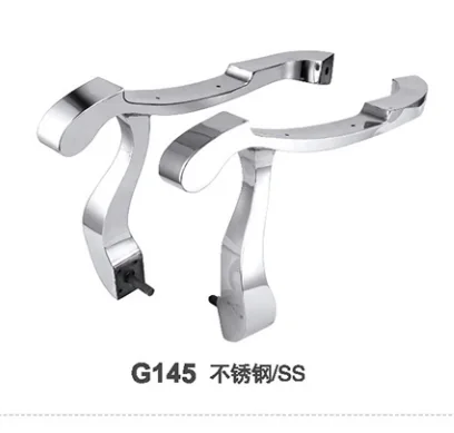 Wholesale Salon Chair Accessories Replacement Office Universal Armrest Stainless Steel Barber Chair Armrest Parts
