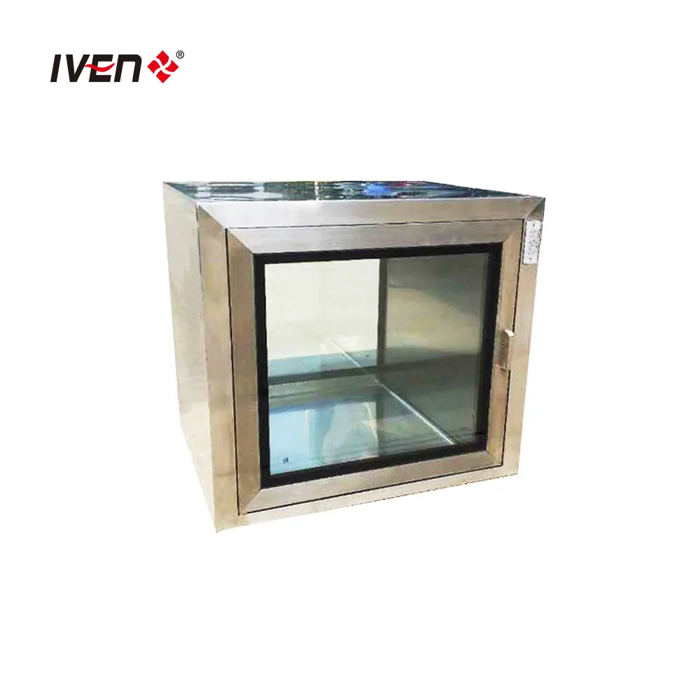 Pass Small Items Between Clean Area and Non-clean Area Cleanroom Clean Room Pass Box for Pharmaceutical