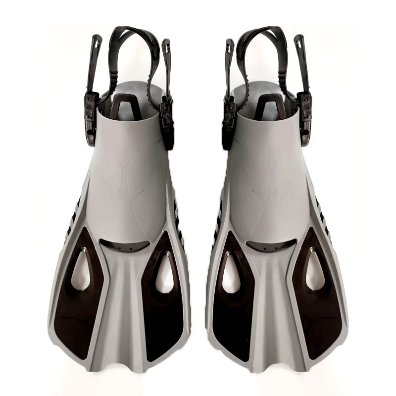Adult Size TPR+PP Professional training flippers underwater swimming TPR rubber scuba free diving fins