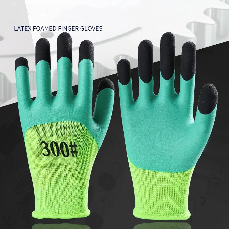 Construction Wholesale safety gloves Industrial Hand Gloves Latex Foam Coated Gloves for garden