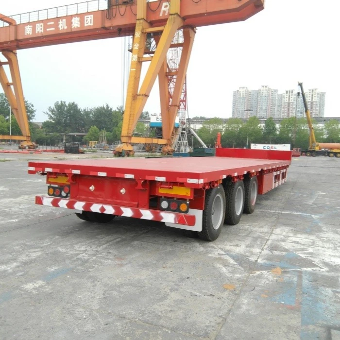 Heavy duty crane wireless trailer light mixer semitrailer for port