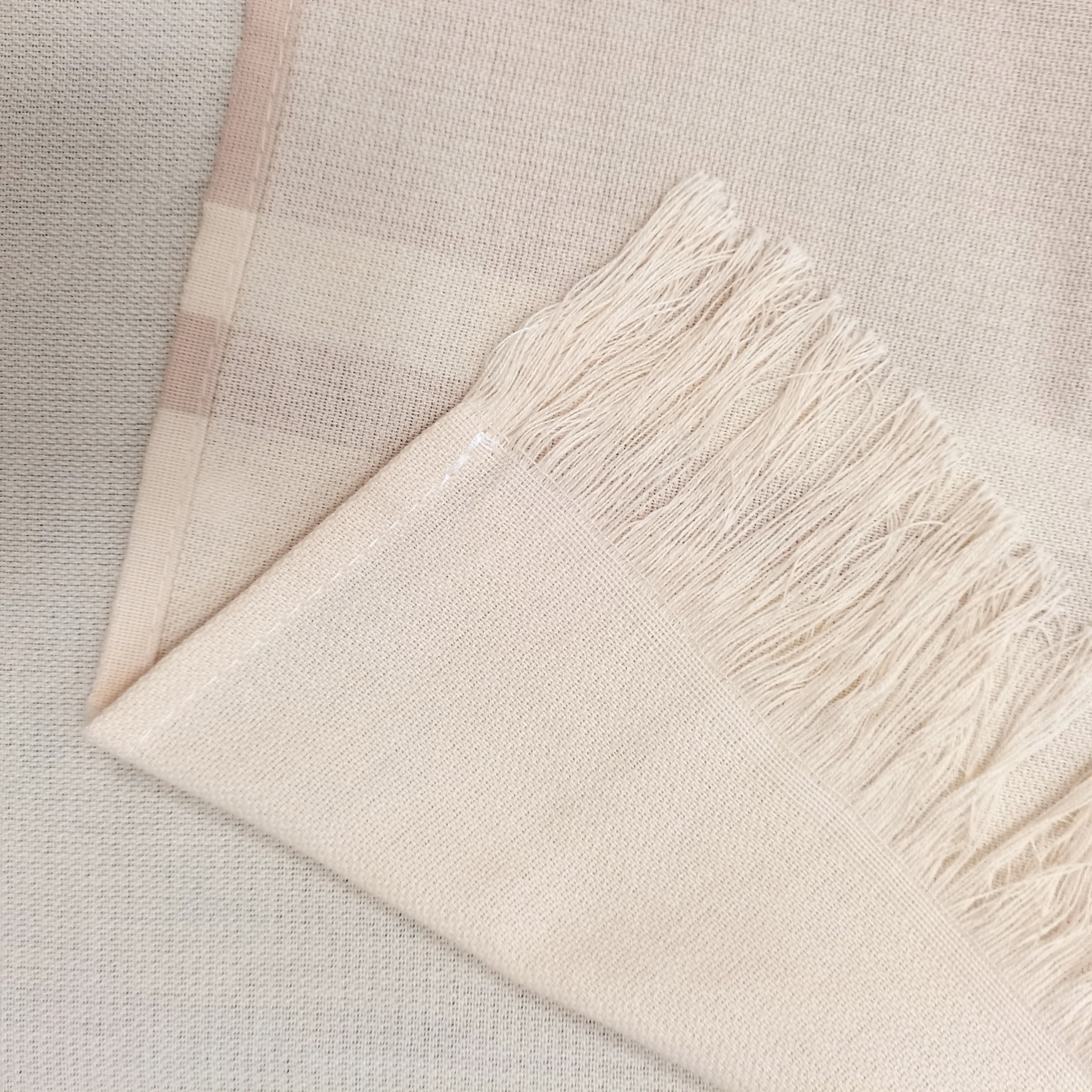 50% recycled cotton & 50% RPET stripe turkish bath beach towel set of 2