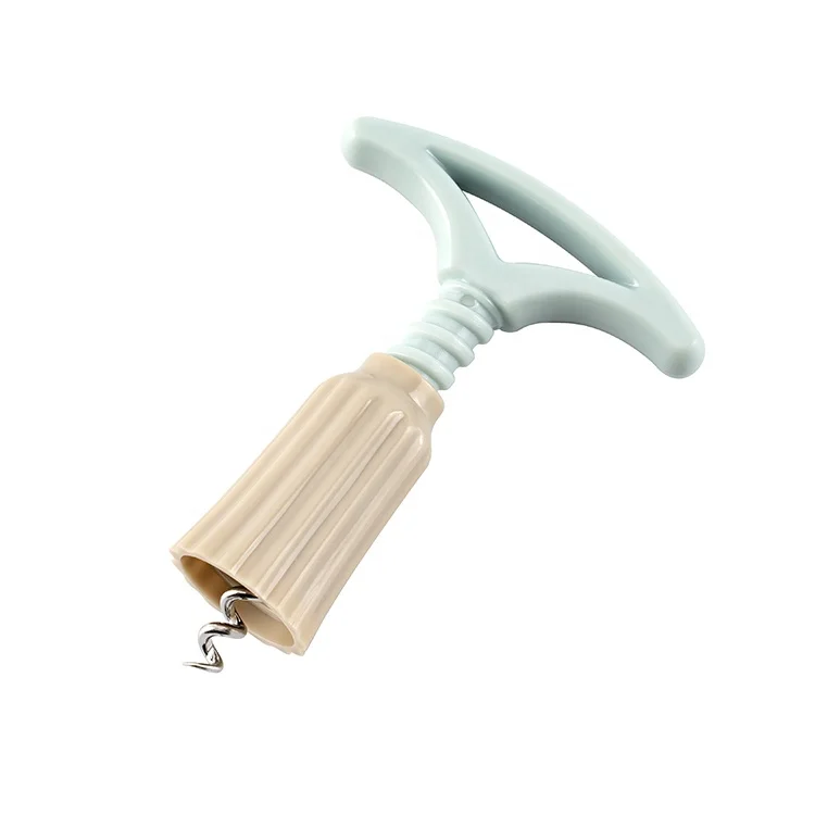 
Novel design high quality zinc plated stainless steel and PP materials opening tool red wine bottle opener of kicthen gadgets 