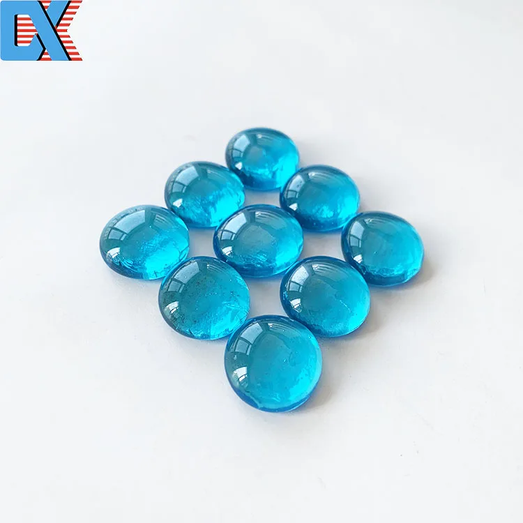 decorative clear back flat glass gems