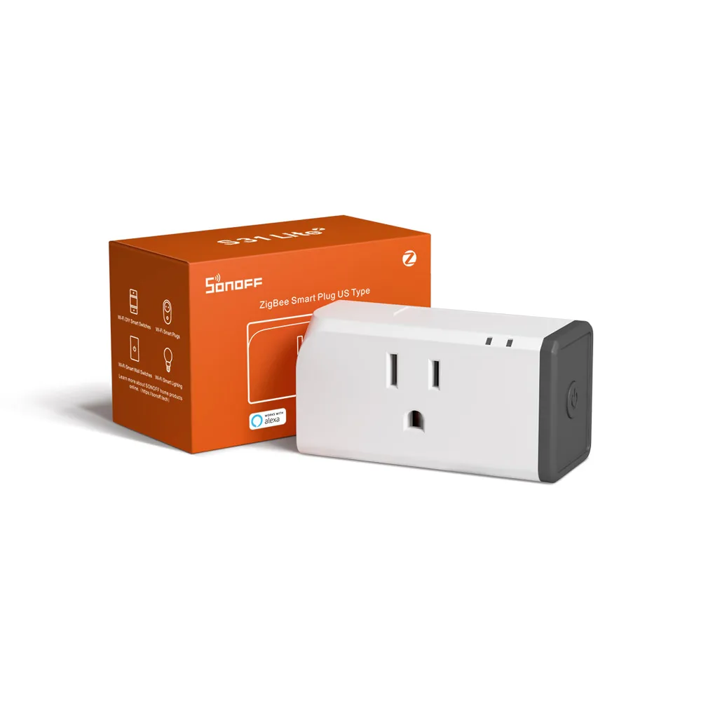 SONOFF S31 Lite Zigbee Power Monitor Smart Plug US Type Works With Alexa Models&Google Home