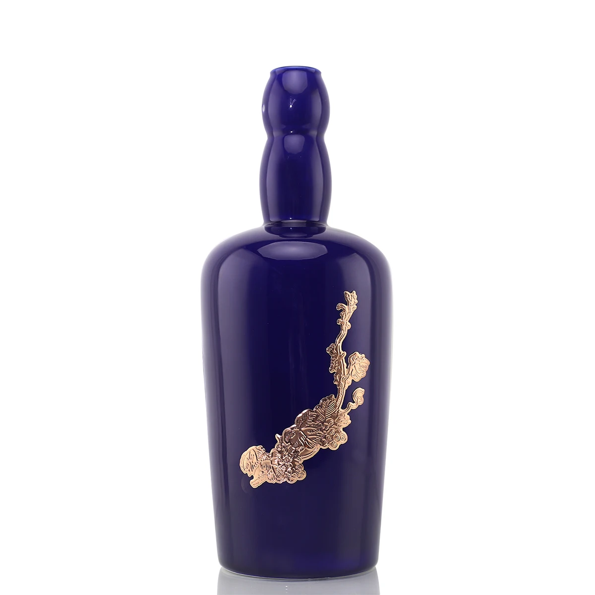 Custom offset print Three-Dimensional 3d Embossed Chrome Metal Wine Label Sticker With Self-Adhesive