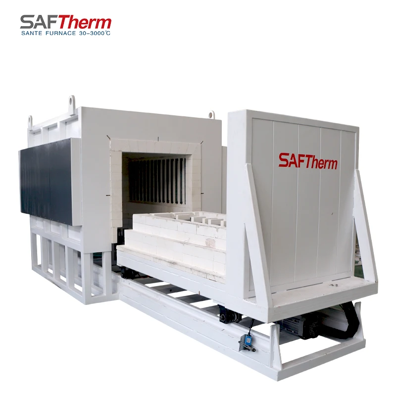 Электрический периодического типа С Выдвижным Подом днища автомобиля чемодан на колесиках для резистивная Электропечь с полным волоконная прокладка для термической обработки для катушки