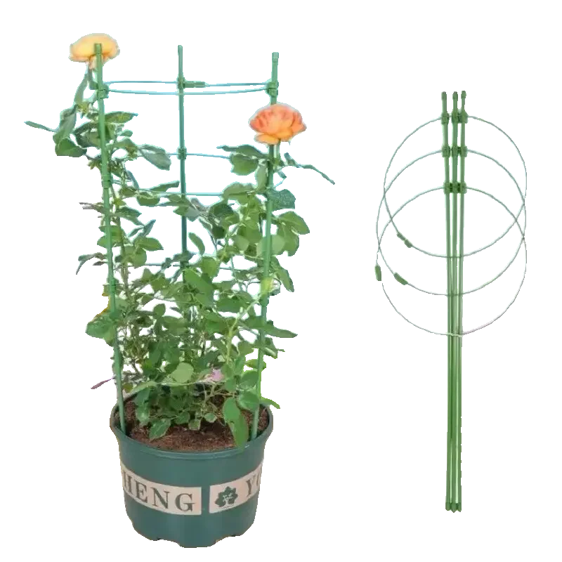 Climbing Plant Support Cage Garden Trellis Flowers Stand Rings Tomato Support Durable Adjustable Climbing Vine Rack Cage