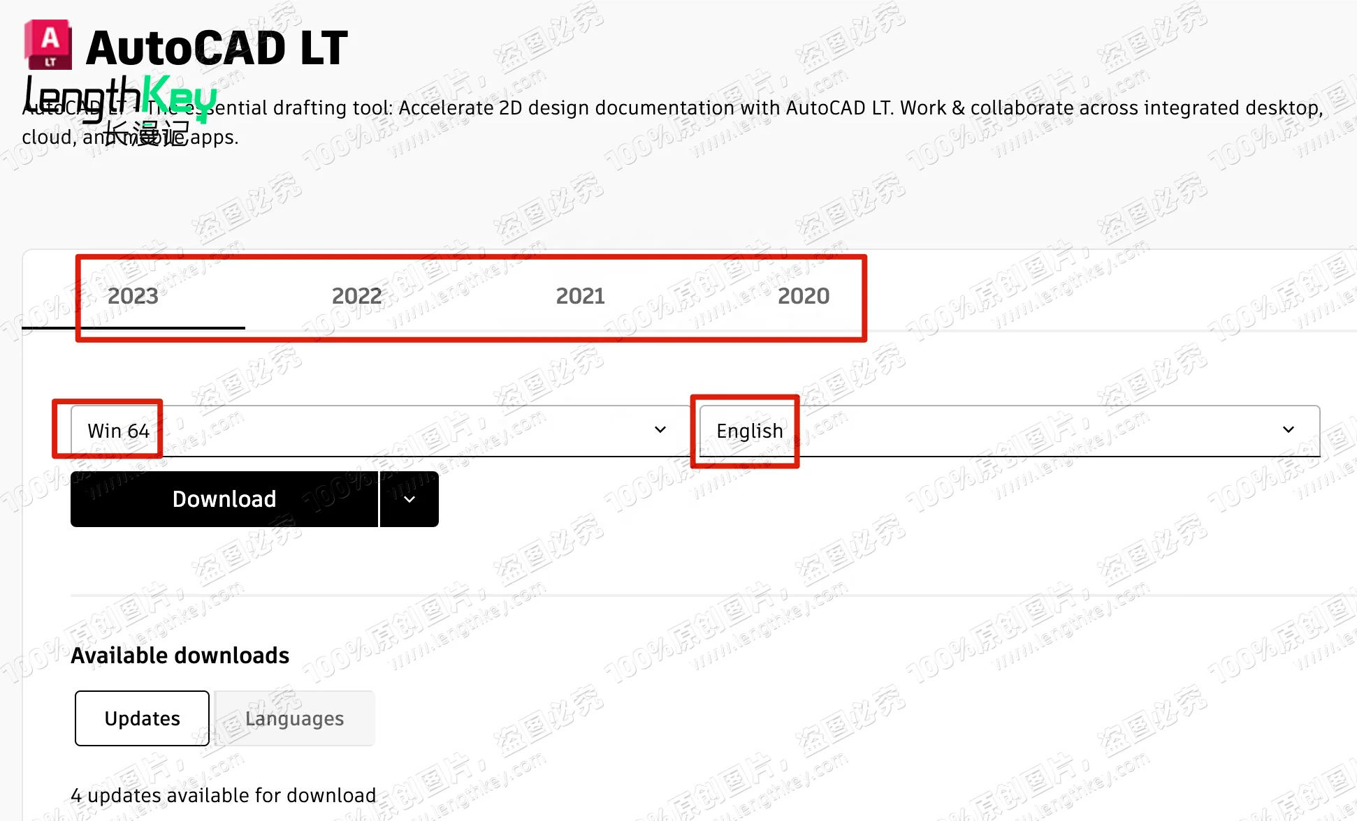 24/7 Online Genuine Autodesk AutoCAD LT Subscription 2024/2023/2022/2021 Mac/PC/Pad Modeling and Rendering Software