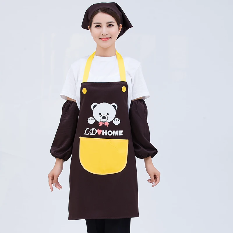 Canvas Stylish Restaurant Waist Apron Custom Logo Cooking Aprons Barista Apron