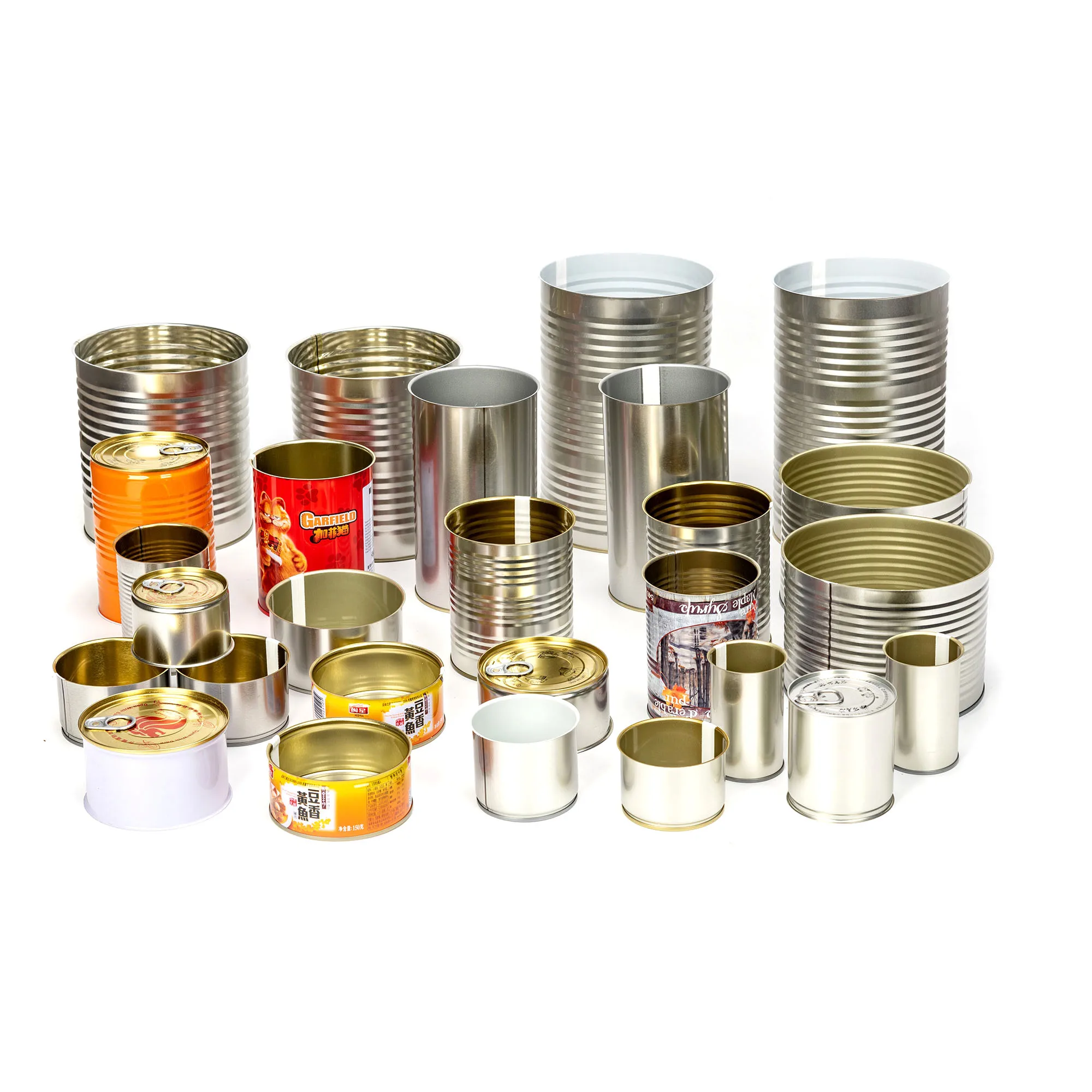 340g Food Grade Empty Hinged Trapezoidal Canning Corned Beef Tin Cans