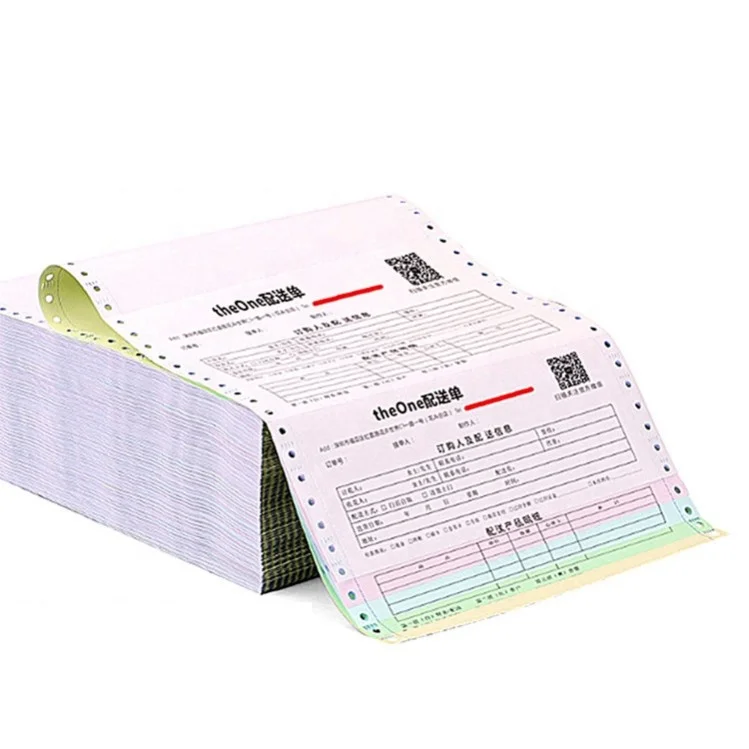 Factory Direct Sale Price 50gsm Carbonless Copy Paper in Sheet NCR Paper Carbonless