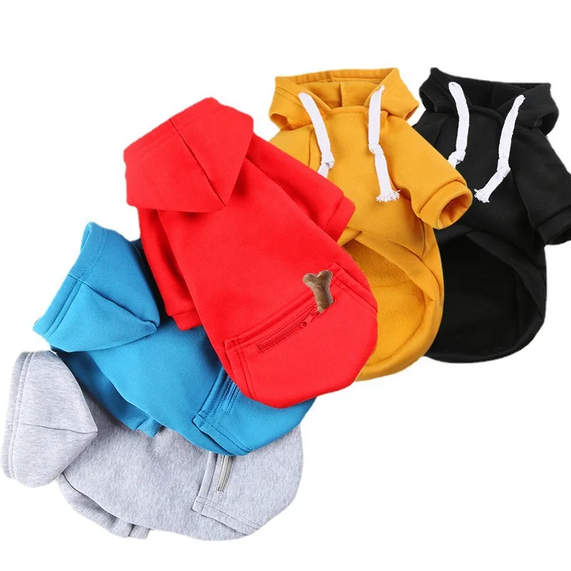Pet Clothes Dog Coat Puppy Apparel Muti-sizes Large Dog Hoodie Thick Soft Warm Dog Clothes