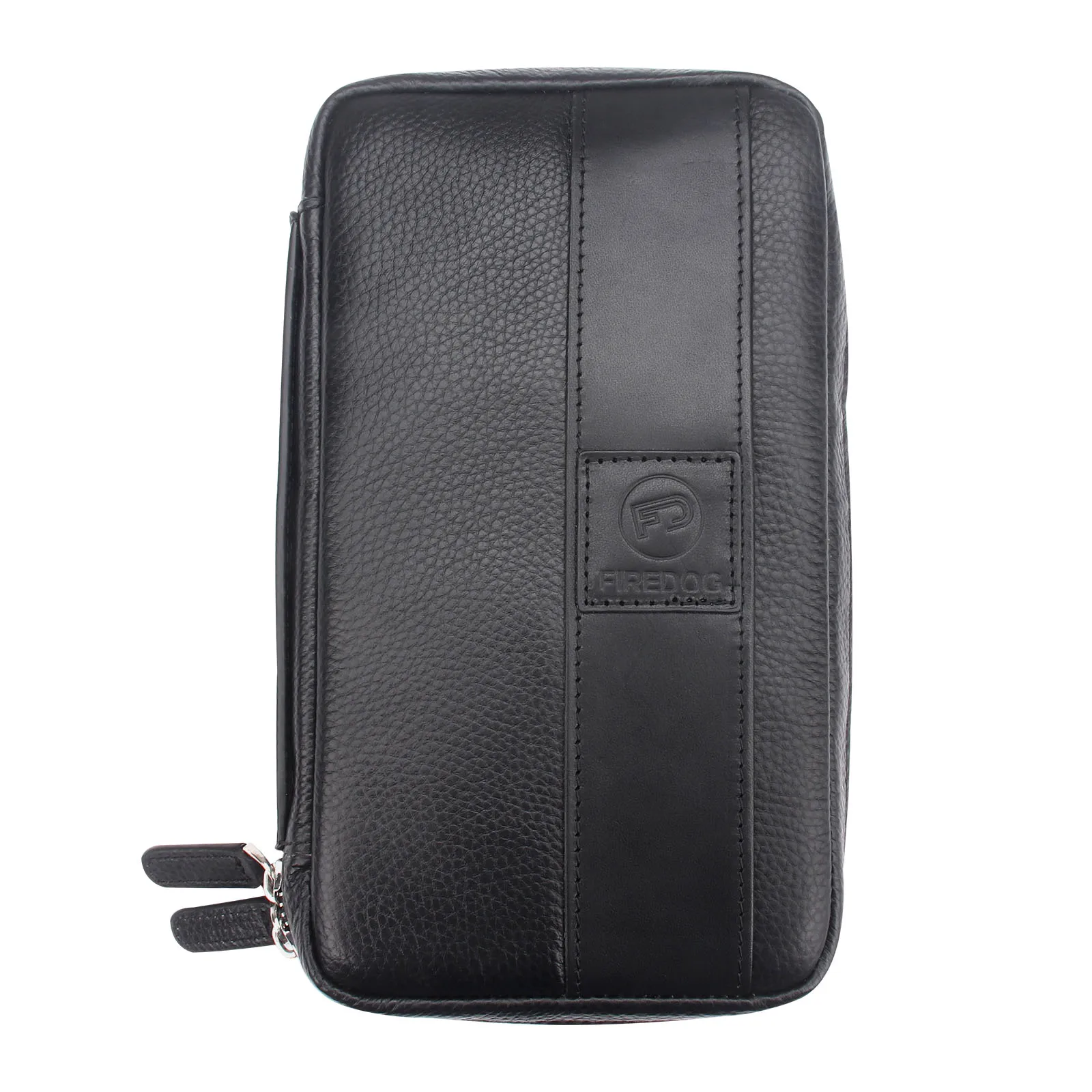 Custom Logo Cigar Case Genuine Leather Personalized Travel Portable Carring Cigar Box for Cigars