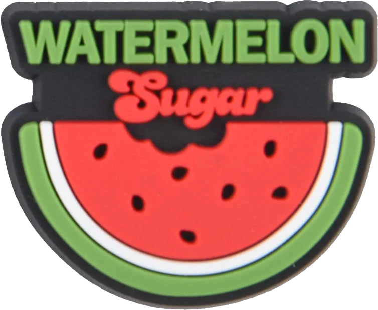 Hot Sell Fruit Theme Shoe Charms pins Custom Watermelon PVC Rubber Shoecharms for croc shoes