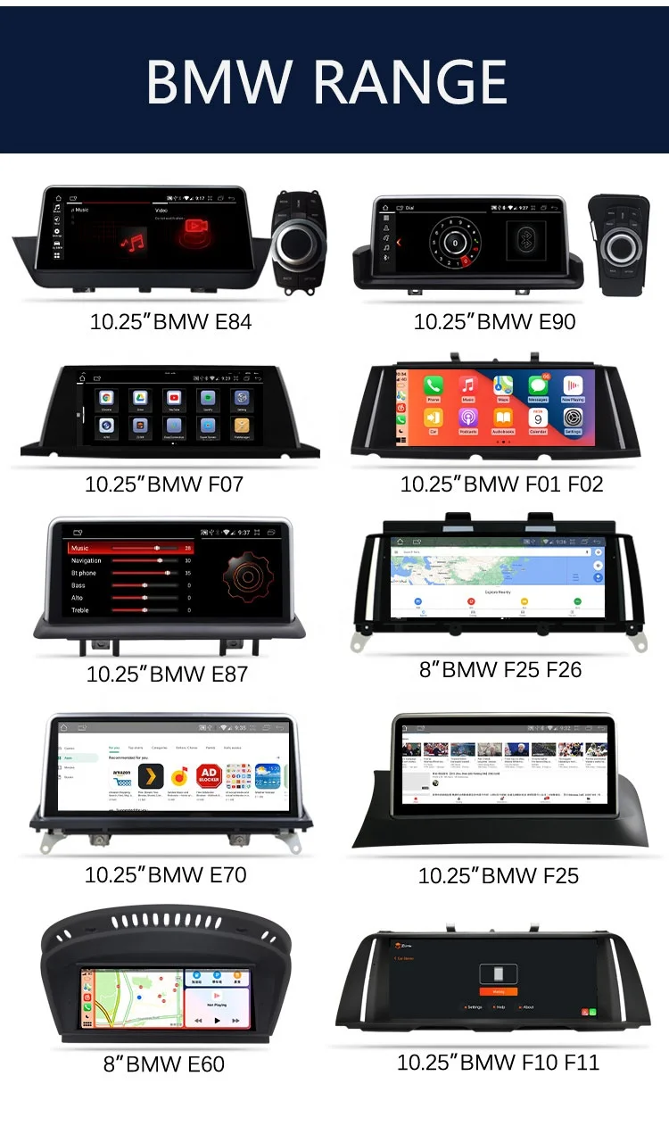 MCX 12.3 Inch 8 Core Carplay Auto Wireless Upgrade After Market Radio Android Monitor Car Audio For BMW X1 E84 2009 -2015