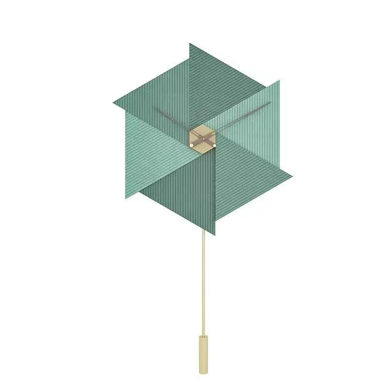 100X51cm Personality fashion creative network red atmosphere Nordic living room hotel gallery light luxury decorative wall clock