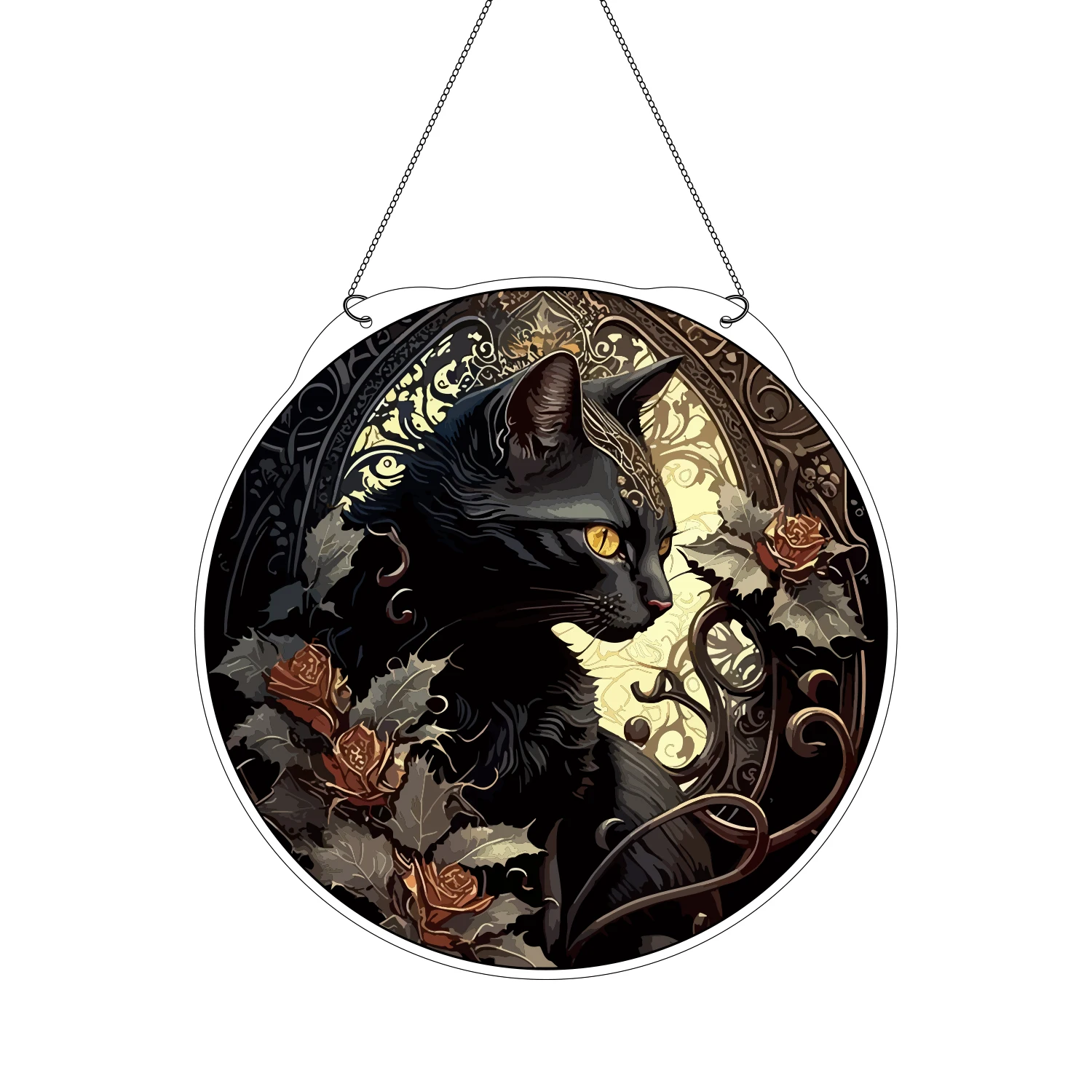 TLB Factory Custom OEM Signs Can Be Cheaply Wholesale Round Acrylic Art Signage Hanging For Home Decor Windows Wall Porches