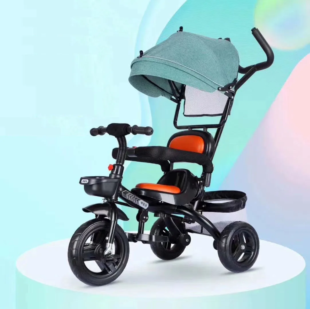 2022 New Model Kids Tricycle Baby Products 4 In 1 Trike For Baby,Smart Trike Parts Easy Rider Baby Tricycle With Ce Certificate