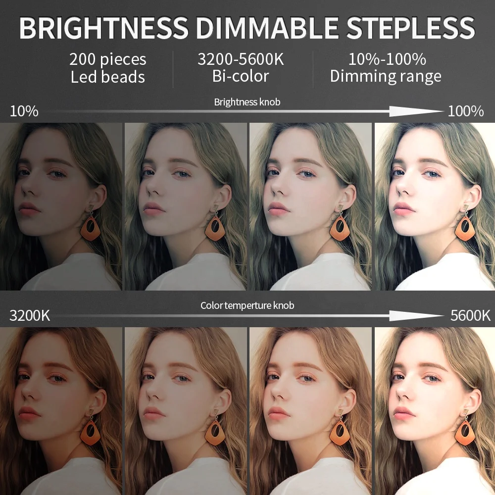 Высокомощная Светодиодная лампа на батарейках для фотостудии, осветительная панель для видеосъемки, комплект осветительных приборов для камеры