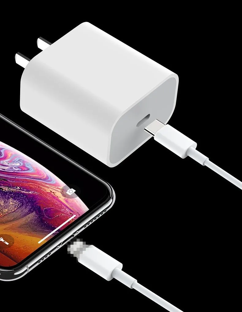  Оригинальный бесплатный образец на заказ Oem Pd 18 Вт 20 Usb c адаптер питания для Apple быстрое зарядное устройство телефона Iphone 11 12