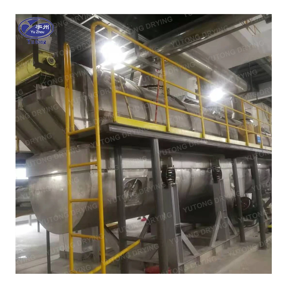 High Efficient Rectilinear Vibrate Fluid Drying Equipment for Potassium Aluminum Sulphate pellet/granules