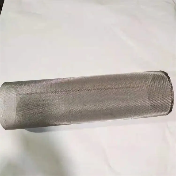 Round Hole Stainless Steel Wire Fine Mesh Screen Filter Tube