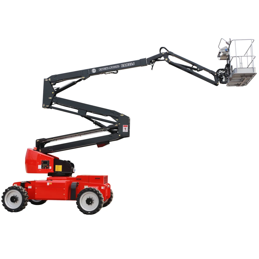 14m 16m 18m Self Propelled Articulated Boom Lift Aerial Work Platform boom lift