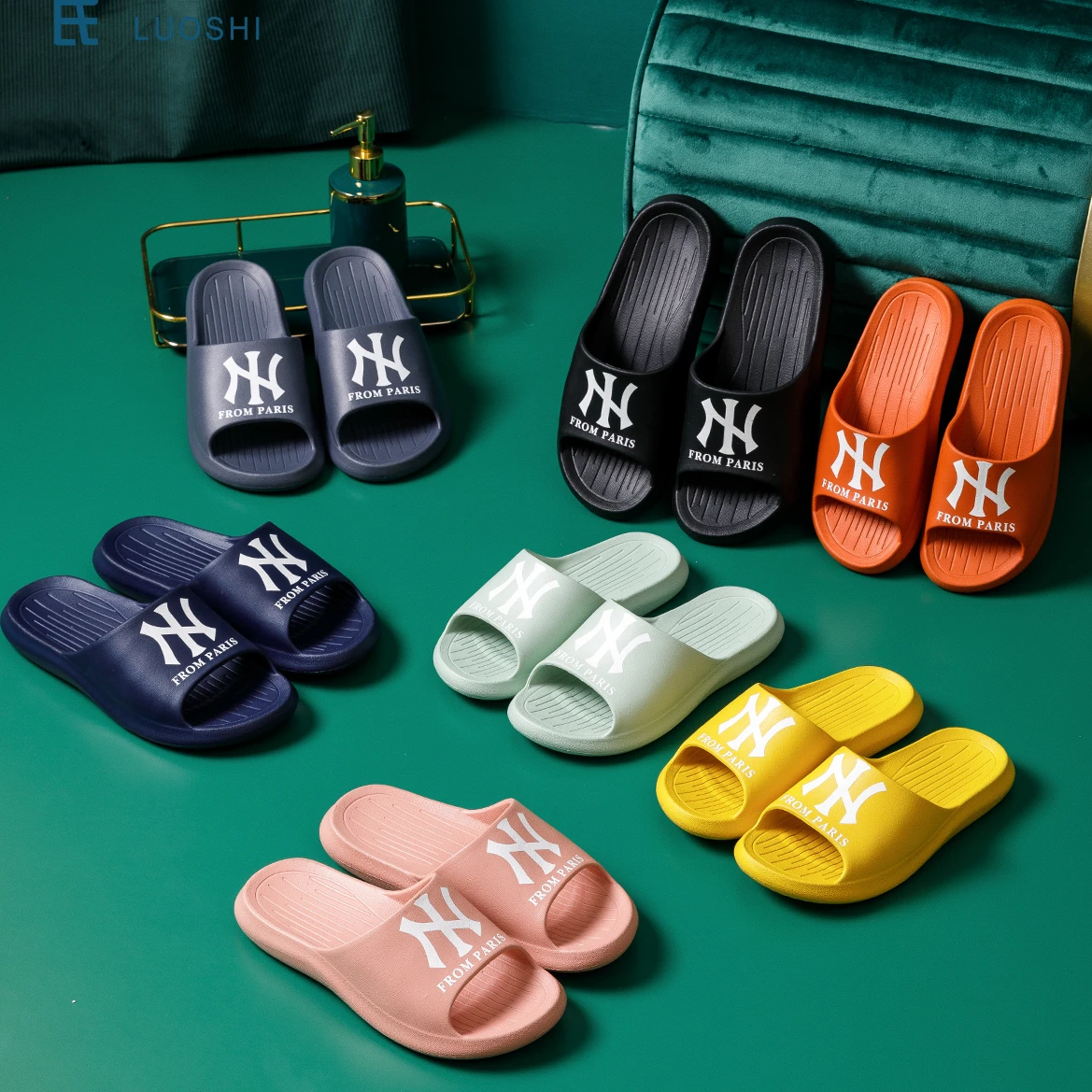 Fashion Custom Design Logo Woman Indoor Slipper 2021/ Man Indoor Soft Home Slipper