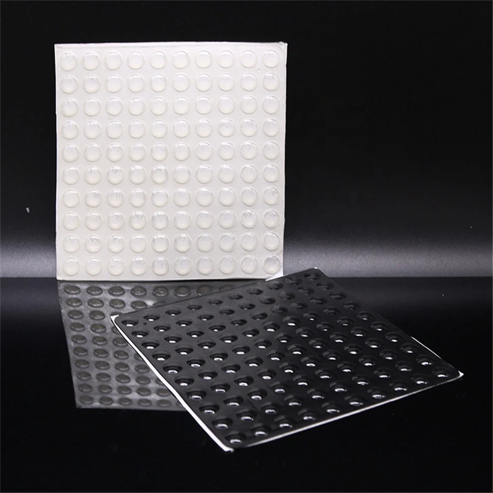 Hundred Sizes Adhesive Silicone Rubber Bumpons for Feet, Stops, Spacers, and Protectors