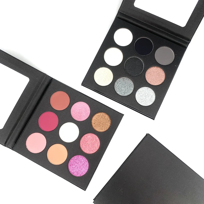 Custom Your Own DIY Makeup 100% vegan/cruelty free Matte Shimmer Glitter Private Label Eyeshadow Palette