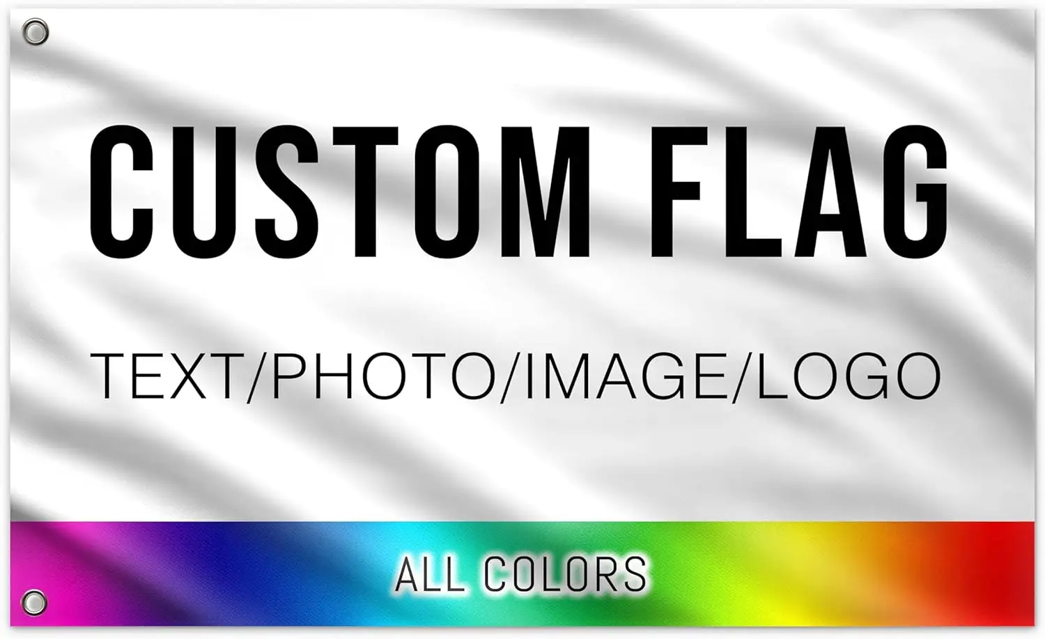 Custom flag 3X5 FT - Design Print Your Own Logo/Photo/Picture/Text -  Customized Indoor outdoor decoration Gift 90x150CM