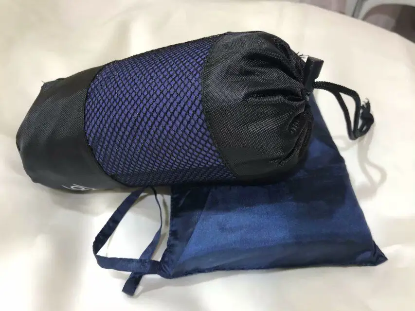 Single Double Size Outdoor Bed Sheet Sleeping Bag Liner Silk Cotton Polyester Fabric Plain Style Adults Home Hotel Use Fitted