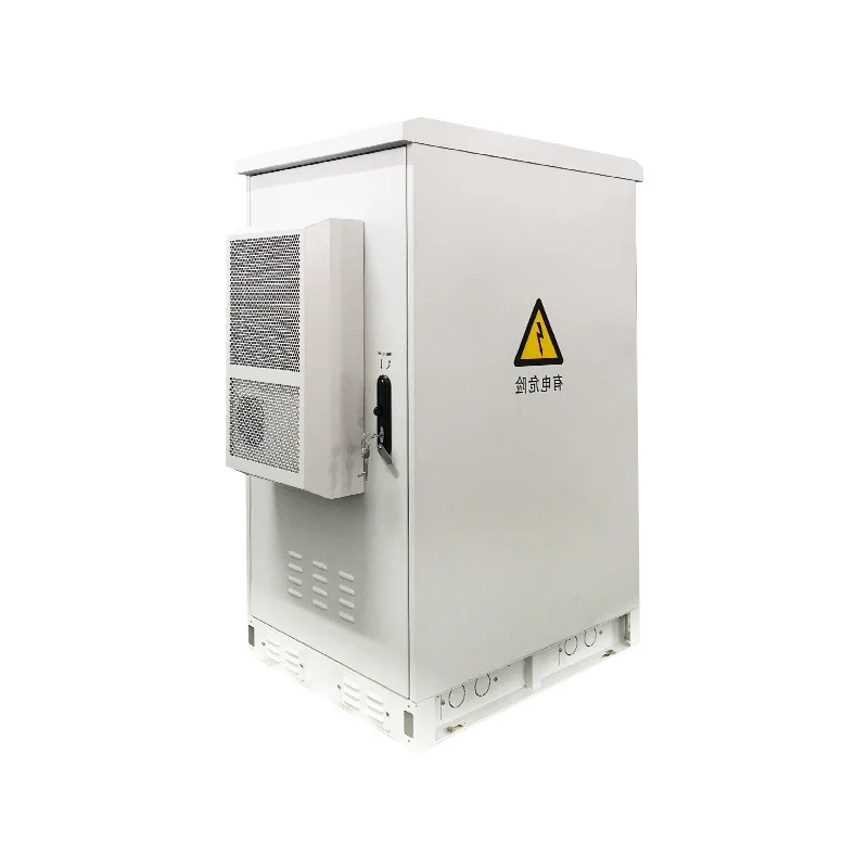 19inch Rack 22U 42U Outdoor Telecom Cabinet Enclosure IP55 IP65 Waterproof 1500W Cooling Air Conditioning PDU UPS Battery Power