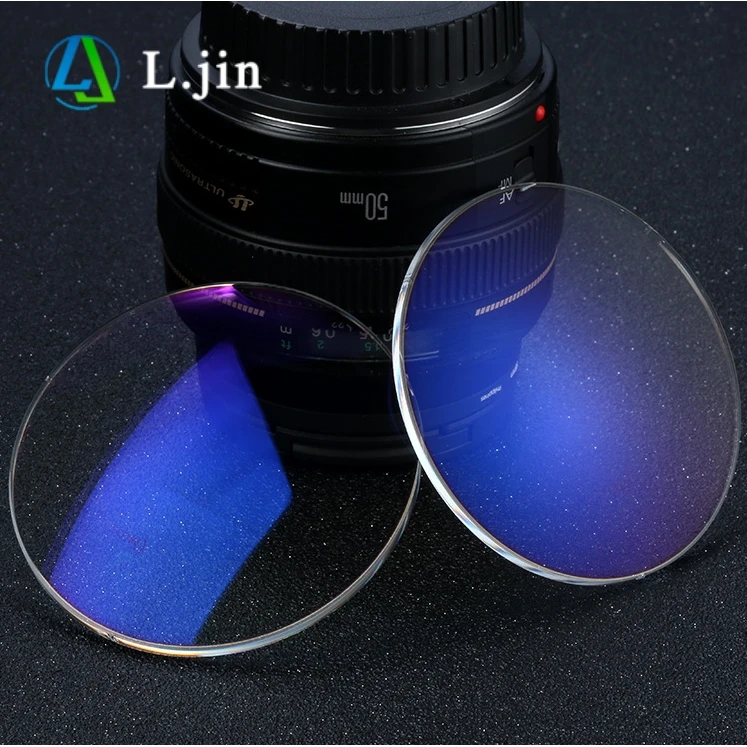 Wholesale Eyeglass Single Vision 1.56 Anti Blue Cut Ray Light Block Light Optical Lens Resin Lentes Opticos UV420 Lenses