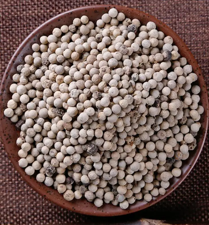 
Bai hu jiao new dried top level white pepper fruits Fructus Piperis 