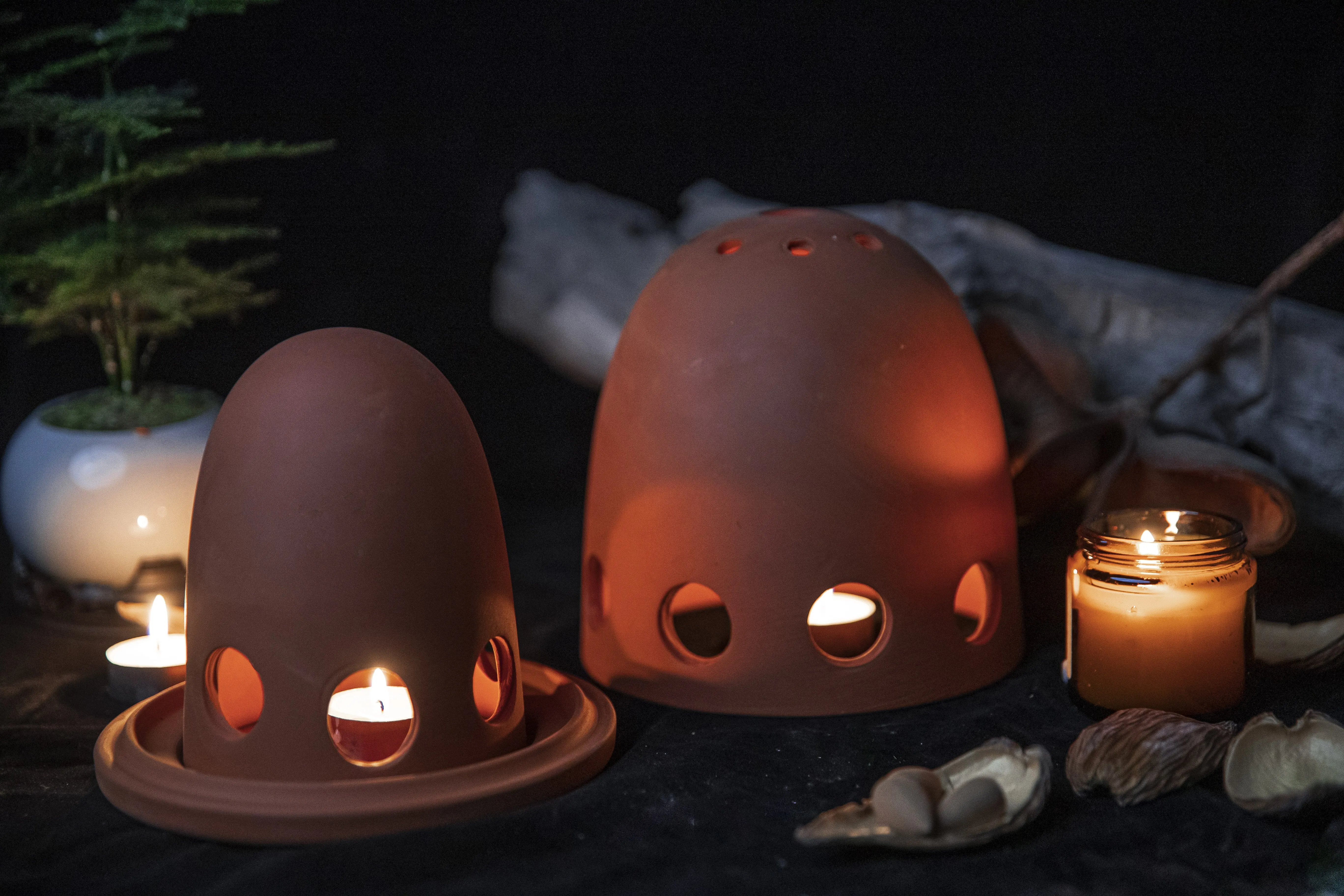 Primary color series, Double layer Candle Heater, Mini Stove, Type A