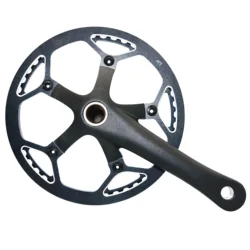 Hot Sell  Cnc Driveline Road Folding Bike Crankset Bicycle Crank Arm 53t Single Speed Amazon hot Crankset