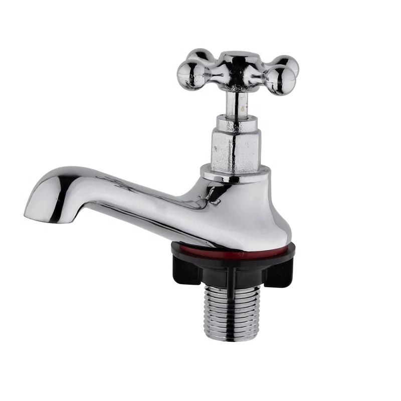 New Design Lower Price Top Polished ABS Handle Fast Open Brass Basin Faucet Water Tap