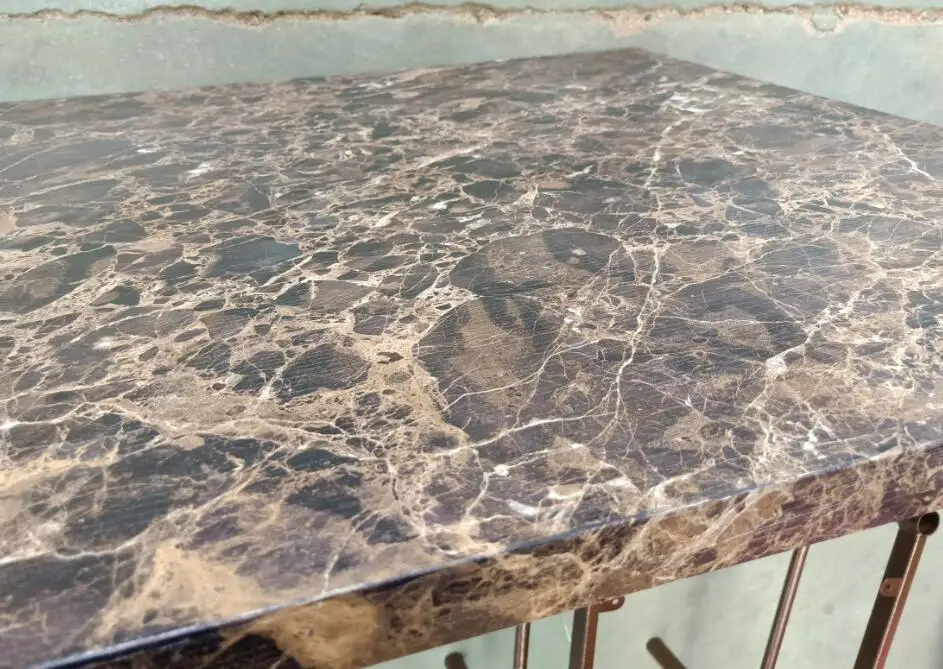 3 Pcs Dining Table and Chairs Set with Faux Marble Tabletop 2 Chairs Contemporary pub Table Set for kitchen room