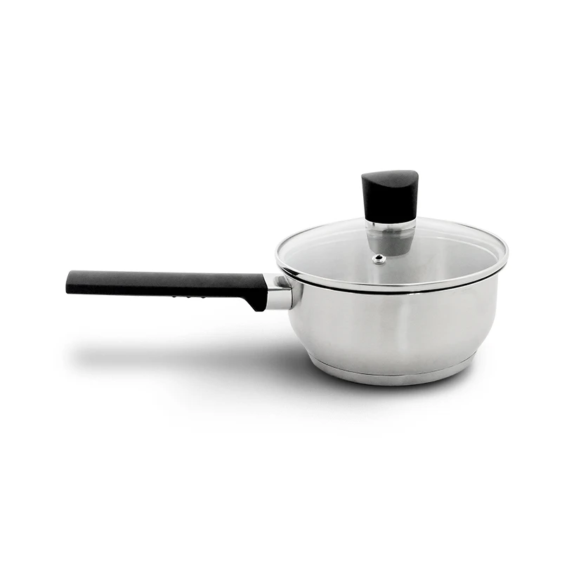 Mirror polished straight shape 6pcs articles cuisine stainless steel kitchenware cookware set