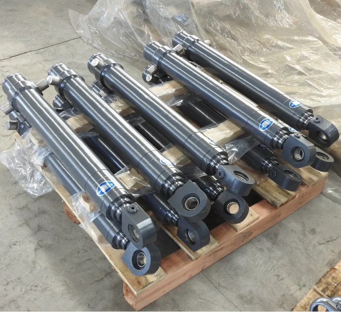 Двухступенчатый гидравлический цилиндр, используемый в экологическом санитарном оборудовании