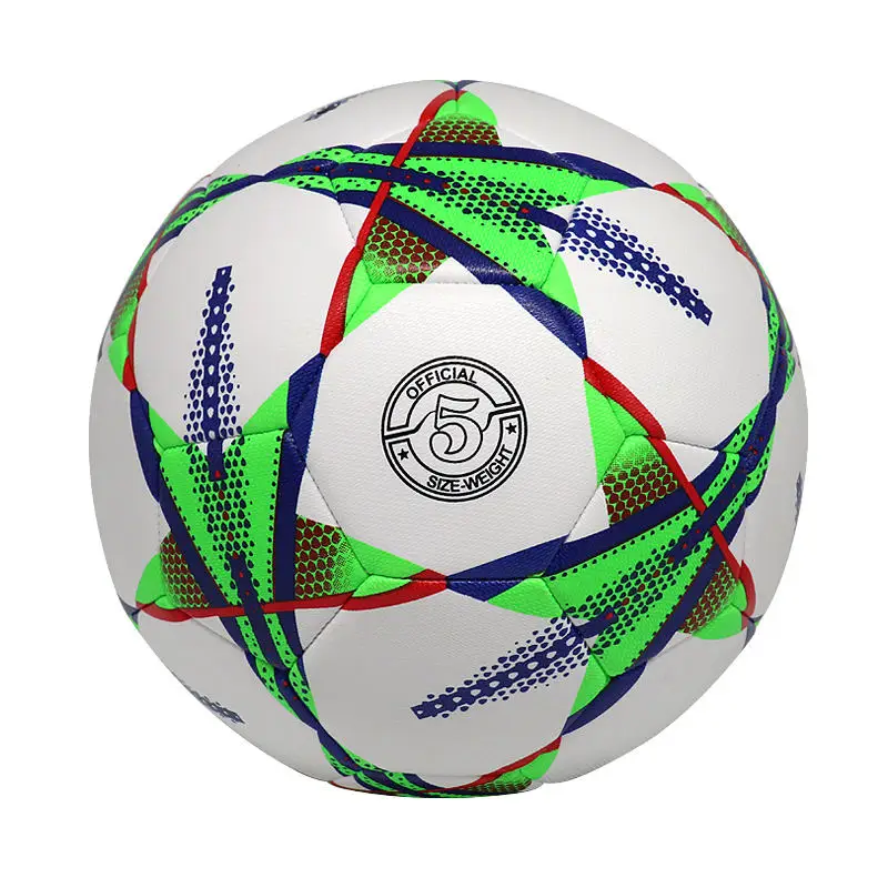 wholesale custom soccer ball football pvc leather size 5 football soccer ball