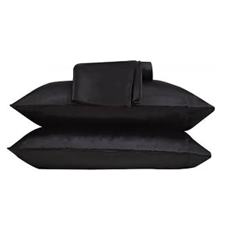 Silky Satin Pillowcase for Hair and Skin Cool Super Soft and Luxury Pillow Cases Covers with Envelope Closure