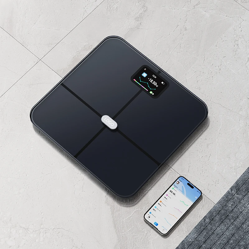 250KG Digital BMI Personal Body Fat Scale ITO Coating Conductive Glass Weighing Scale Bluetooth Body Weight Scale Free OEM ODM
